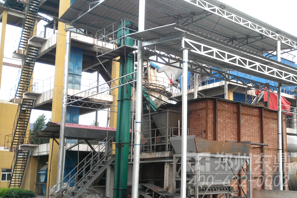 河北北平建材1200萬大卡高效沸騰爐